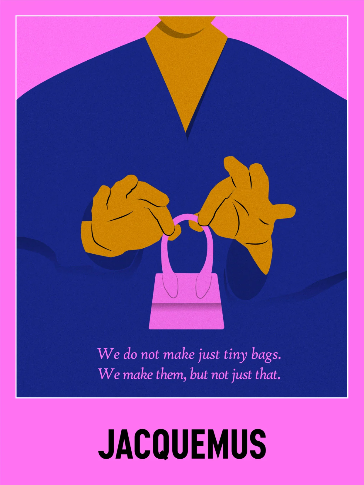 Cartel personal Jacquemus